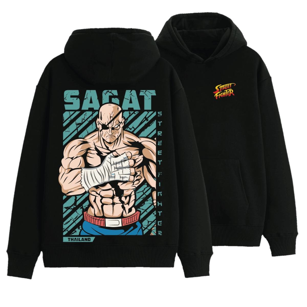 Poleron Street Fighter - Sagat